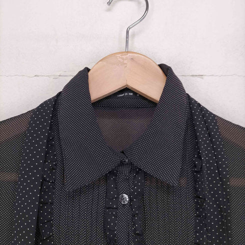 コムサイズム COMME CA ISM ドット柄デザインブラウス レディース  M